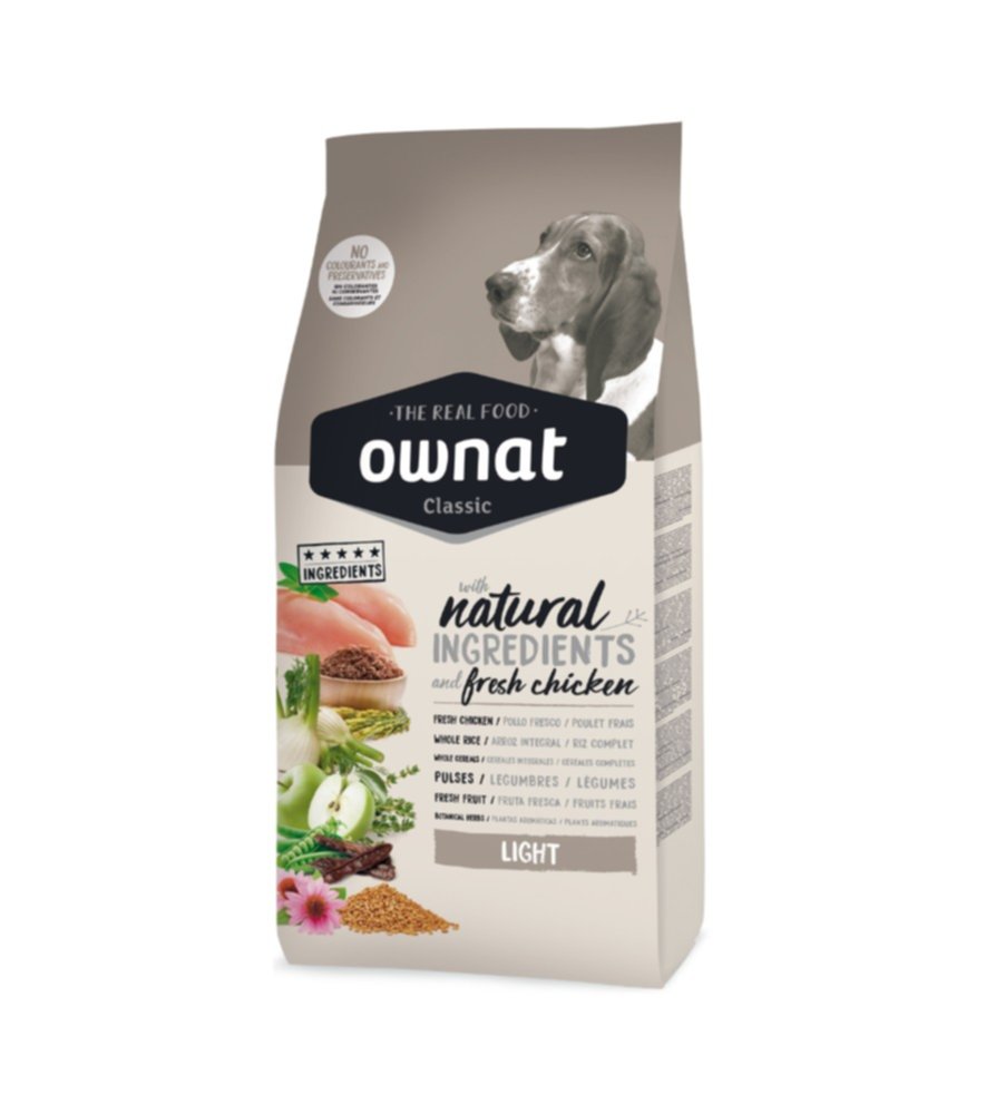 Croquettes chien Classic Adulte Light poulet 4 kg - OWNAT