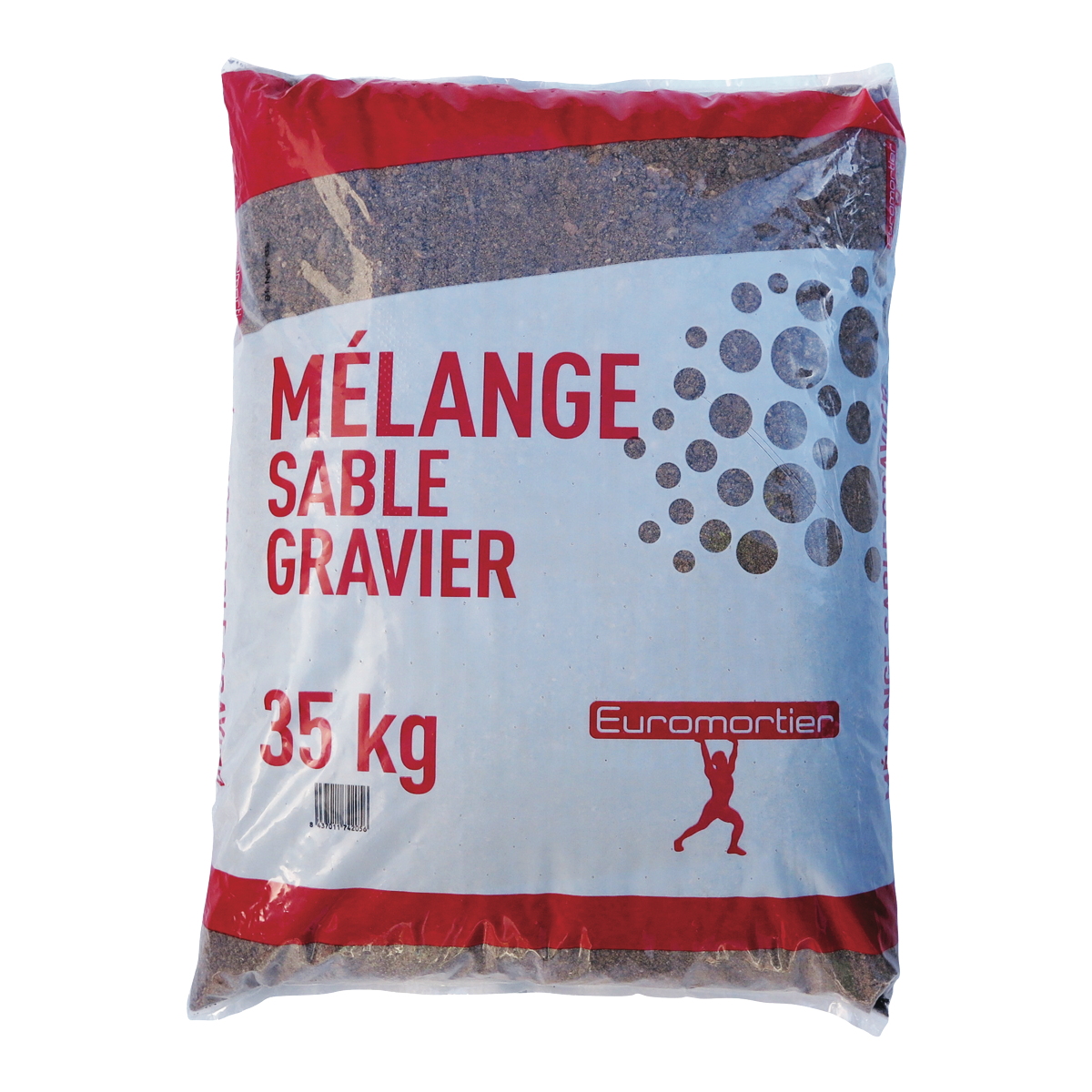 Mélange sable et gravier 35kg EUROMORTIER