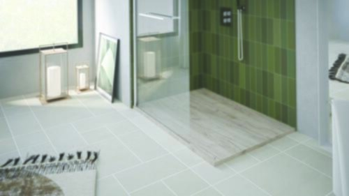 Receveur de douche Nola 3 80x120x3cm Résine Nature Bois - AYOR