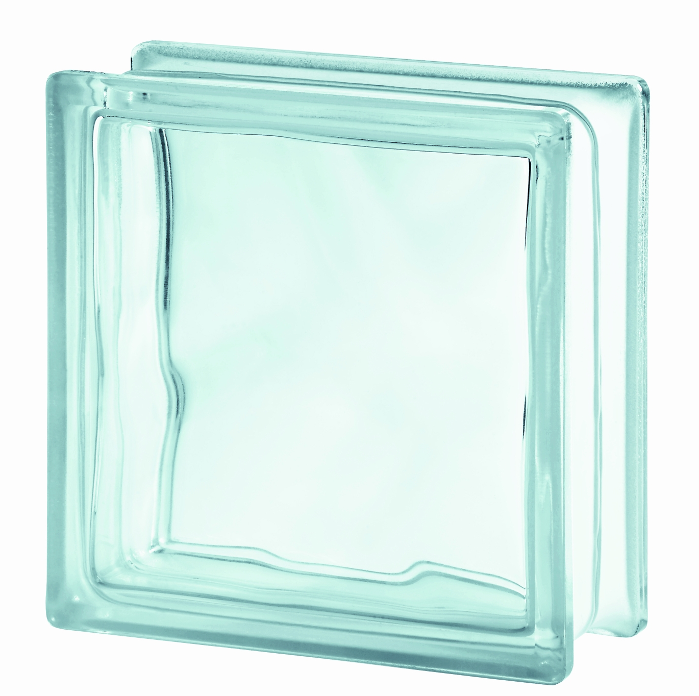 Brique de verre Nuage incolore 19x19x8cm - VITRABLOK