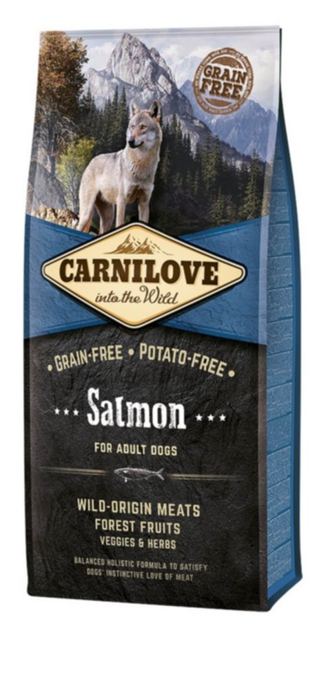 Croquettes chien saumon 12kg - CARNILOVE