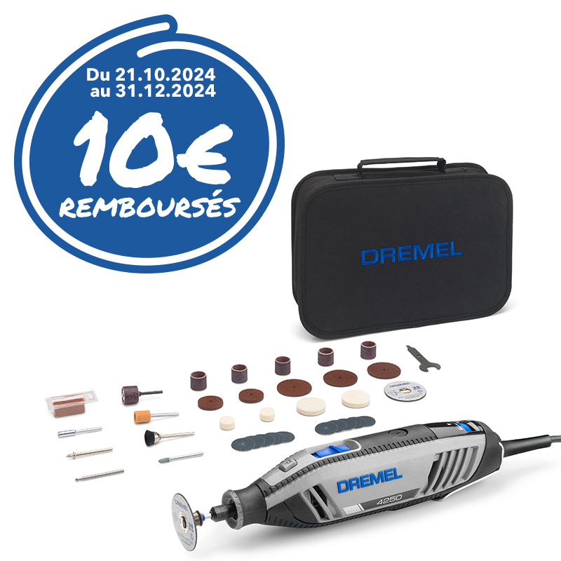 Mini outil DREMEL 4250 + sac de rangement + 35 accessoires