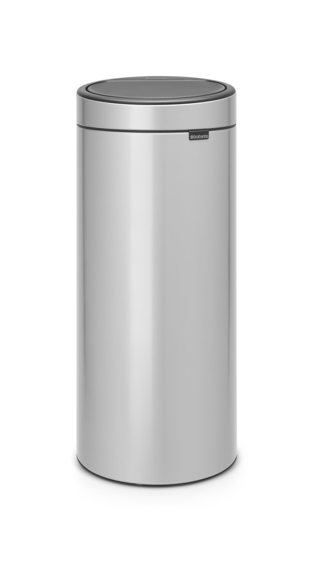 Poubelle de Cuisine Touch Bin New 30L Gris Métallique