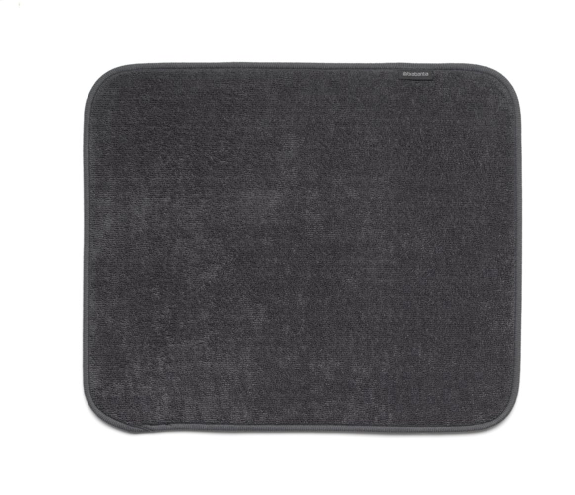 Tapis égouttoir en microfibre 47x40cm SinkSide gris foncé - BRABANTIA