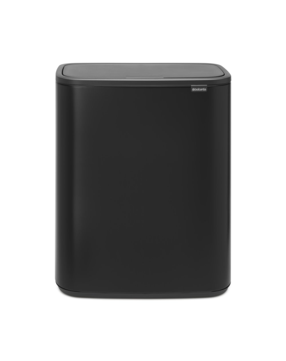 Poubelle de Cuisine Bo Touch Bin 2x30L Noir Mat