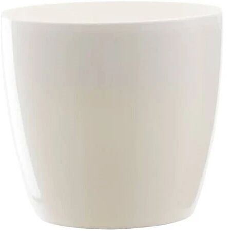 Pot Brussels diamond rond 14cm blanc