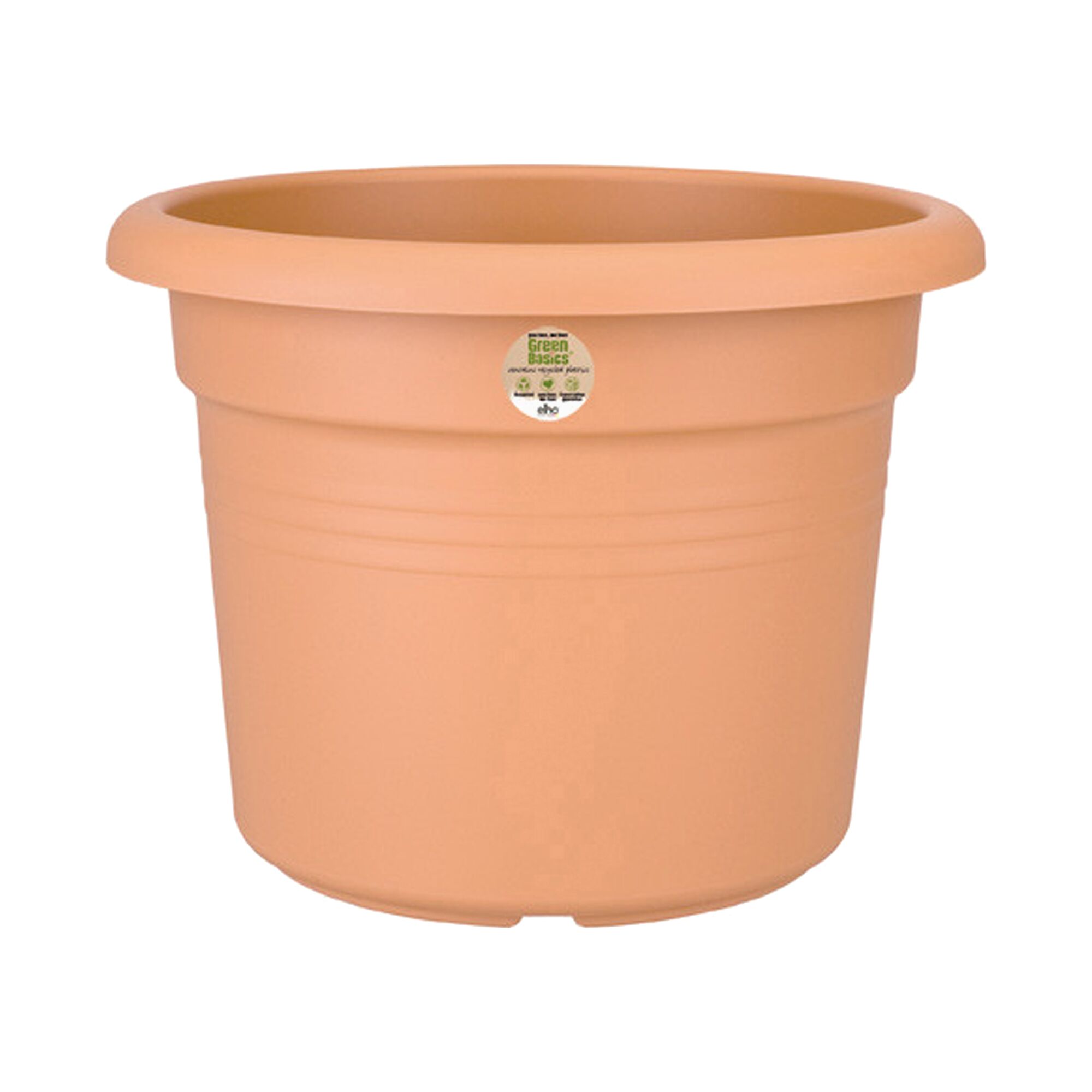 Pot Green basics cilinder 30cm terre cuite doux