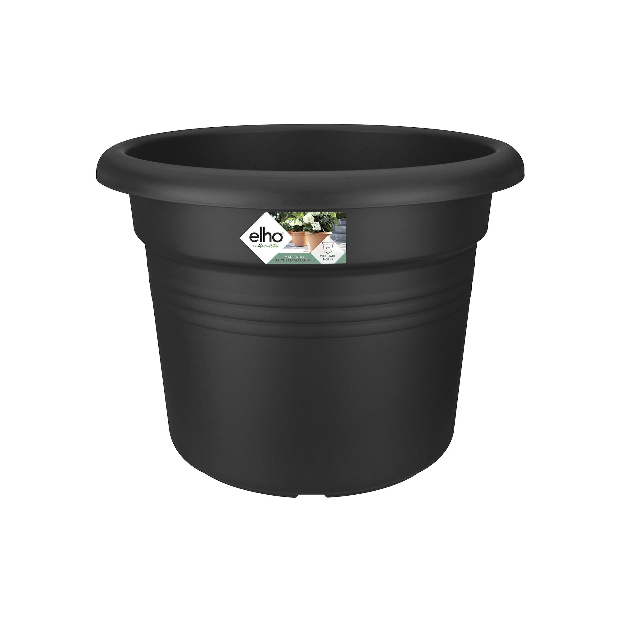 Pot Green basics cilinder 45cm living noir