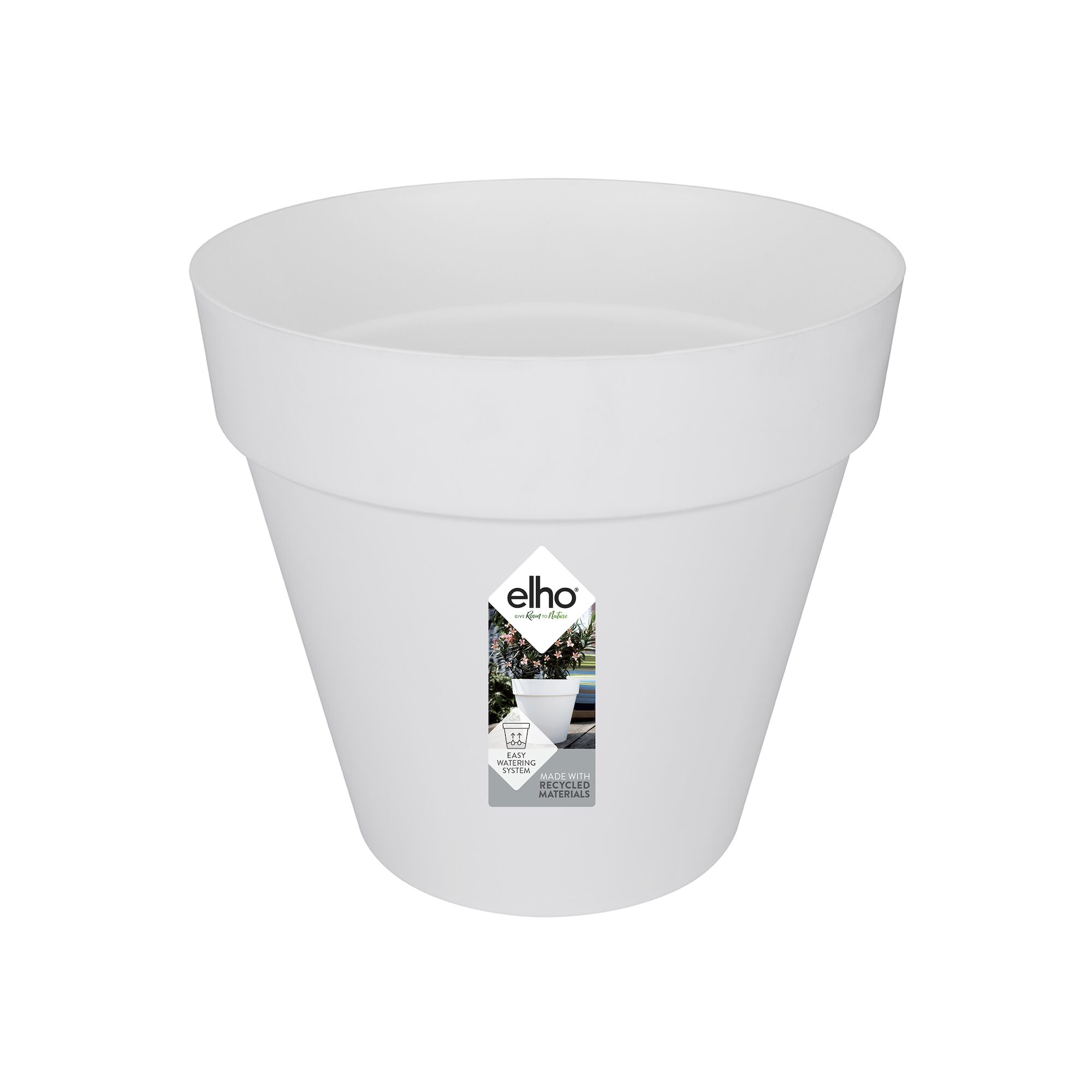 Pot Loft urban rond 25 blanc