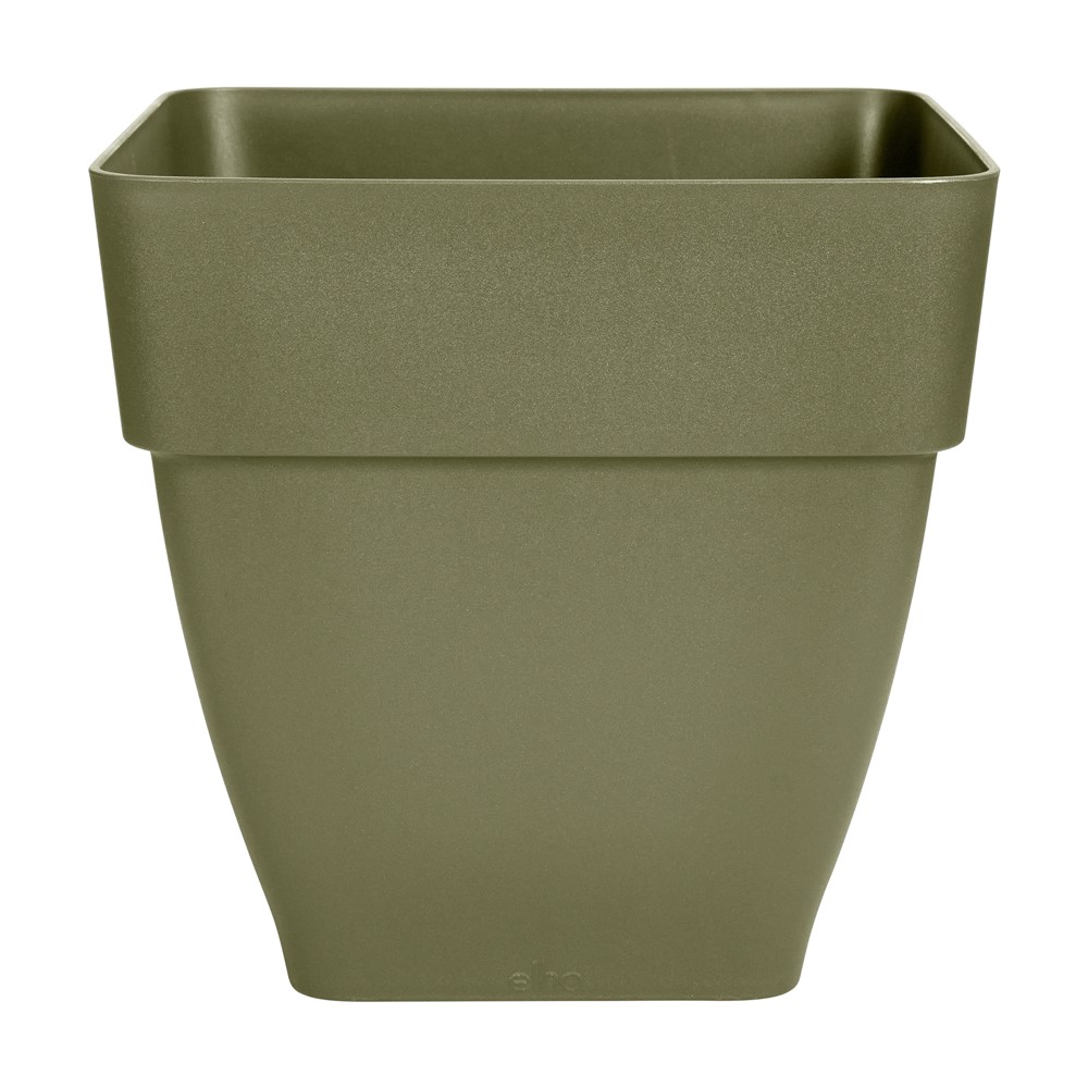 Pot Vibia campana carré 30cm vert cendré