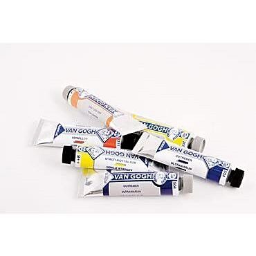 Tube peinture acrylique 40ml ocre jaune clair 228  - VAN GOGH