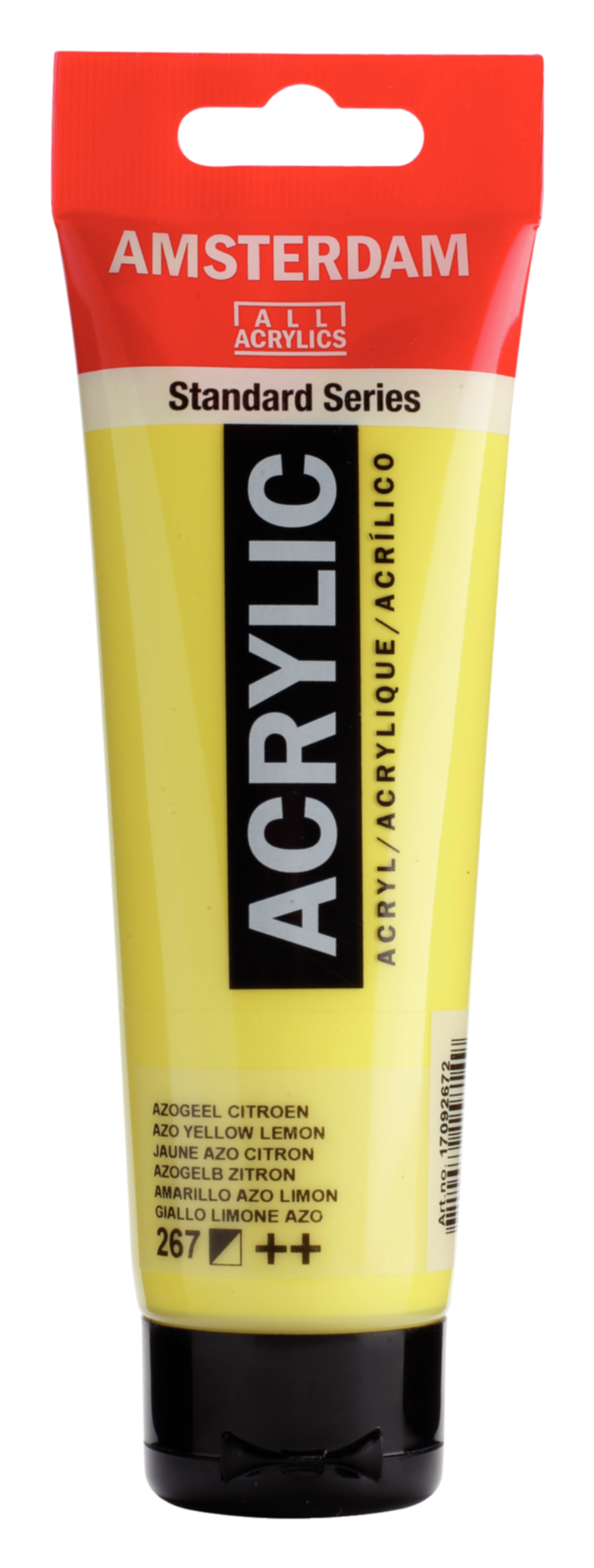 Peinture acrylique jaune azo citron 120ml