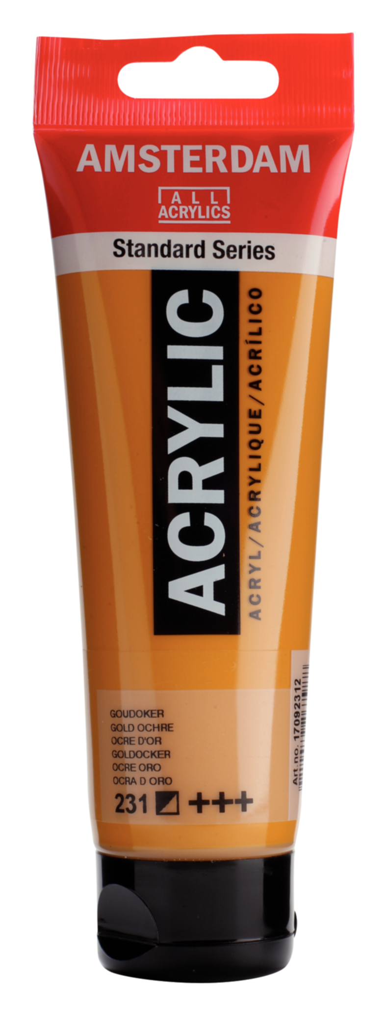 Peinture acrylique Standard Series Ocre d'Or 231 120ml - AMSTERDAM