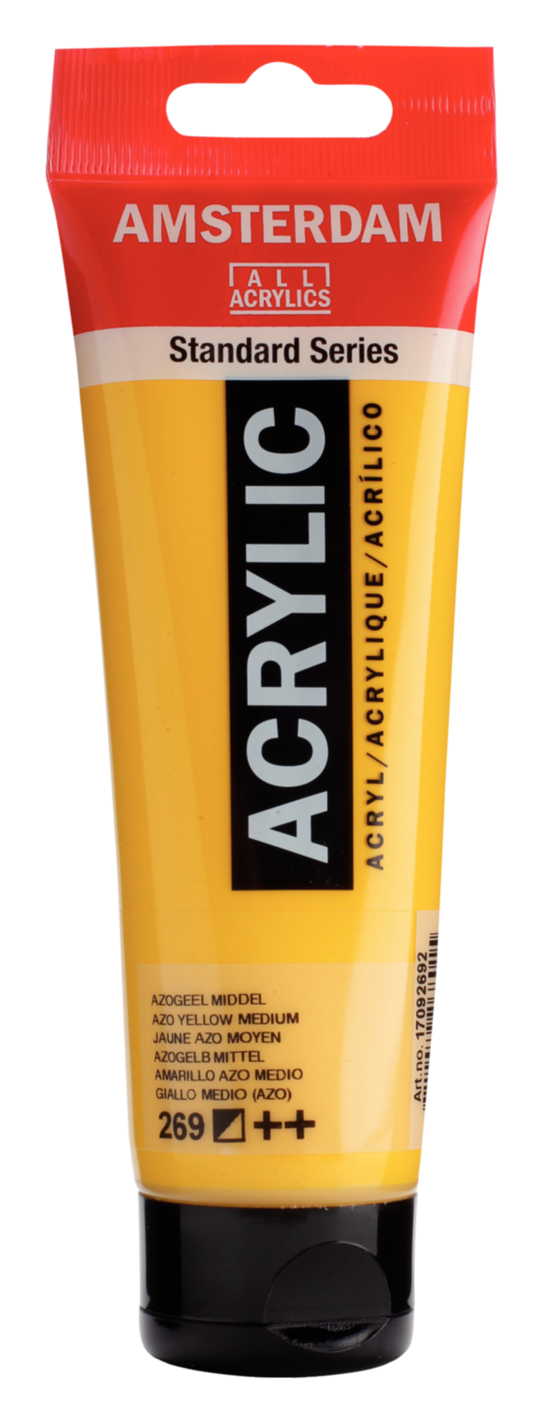 Peinture acrylique Standard Series Jaune Azo Moyen 269 120ml - AMSTERDAM