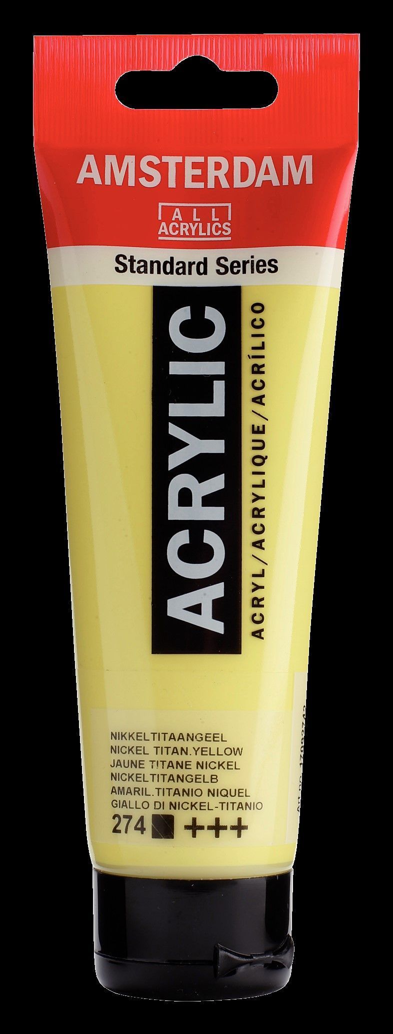 Peinture acrylique Standard Series 120ml vert reflex 672  - AMSTERDAM