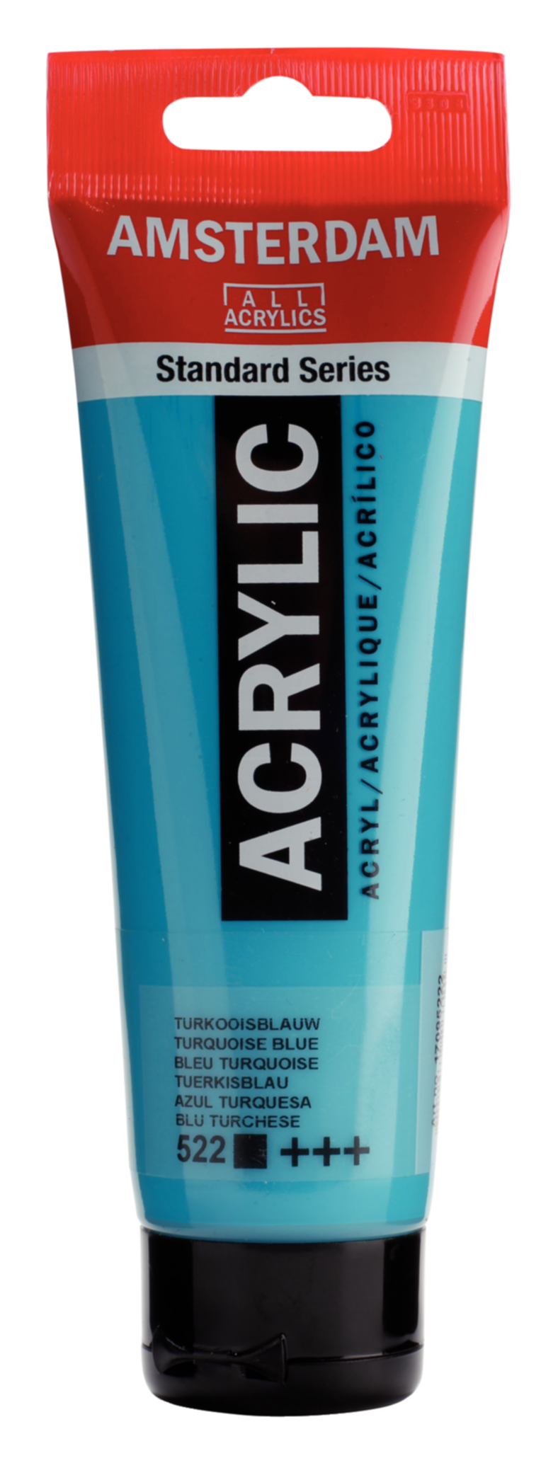 Peinture acrylique Standard Series Bleu Turquoise 522 120ml - AMSTERDAM