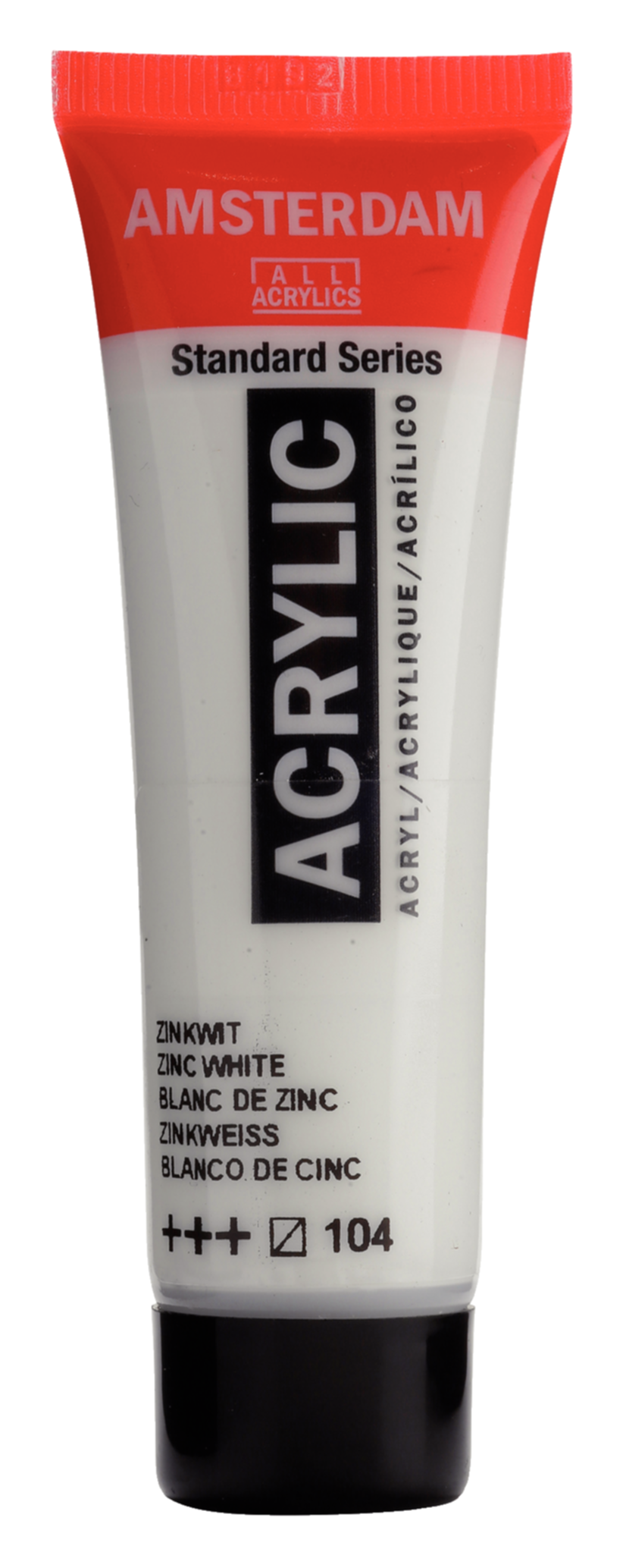 Peinture acrylique Standard Series Blanc de Zinc 104 20ml - AMSTERDAM