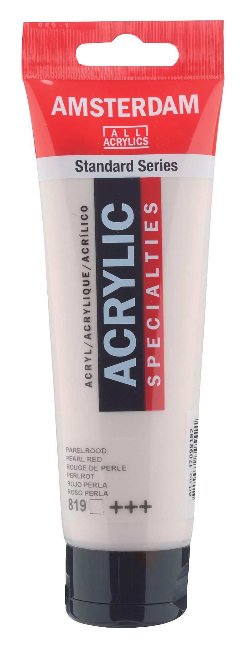 Peinture acrylique en tube 120ML rouge nacre - AMSTERDAM