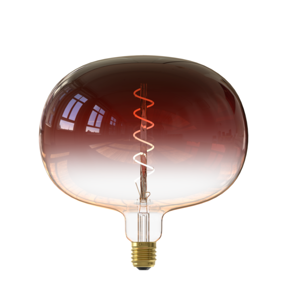 Ampoule déco LED Boden E27 5W 130lm 1800K Marron dégradé - CALEX