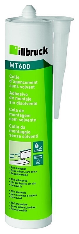 Colle d'agencement sans solvant MT600 310ml ILLBRUCK