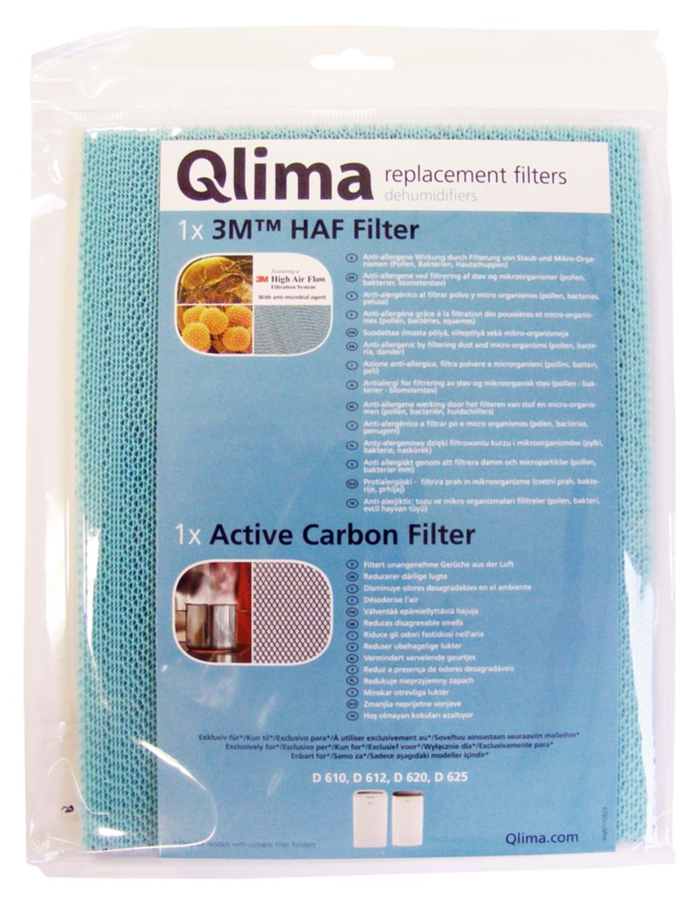 Filtres pour déshumidificateurs - QLIMA