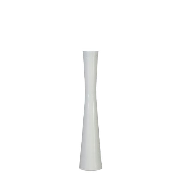 Vase verre blanc h30 d6cm