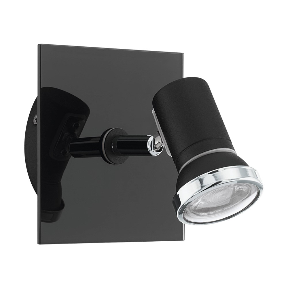 Spot LED Salle de Bain Tamara 1 Gu10 3,3W Noir