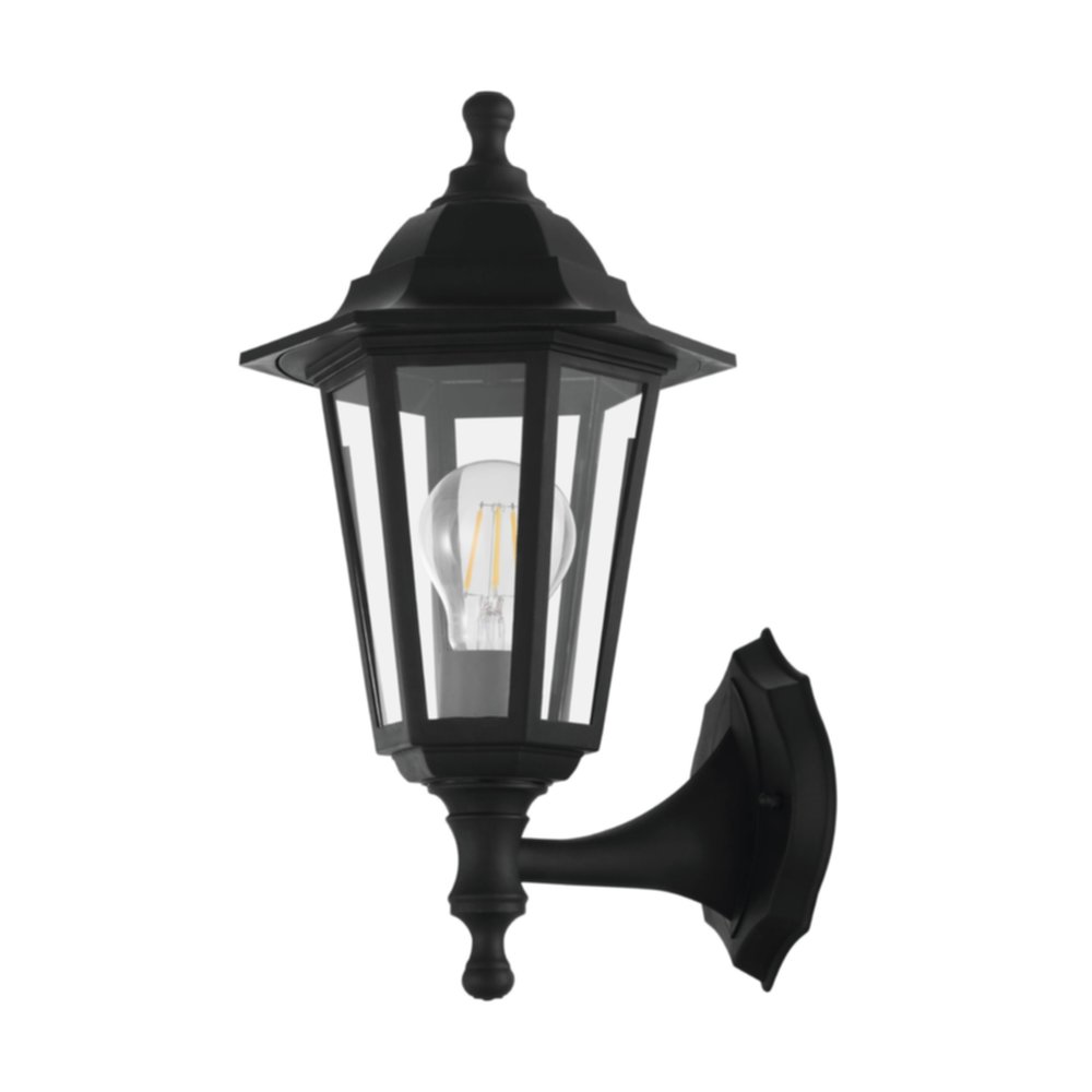 Applique montante extérieure 1 lumière Duanera PVC noir - EGLO