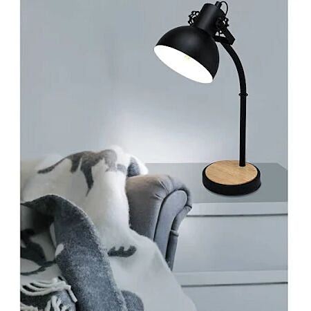 Lampe à Poser Lubenham Noir E27 28W