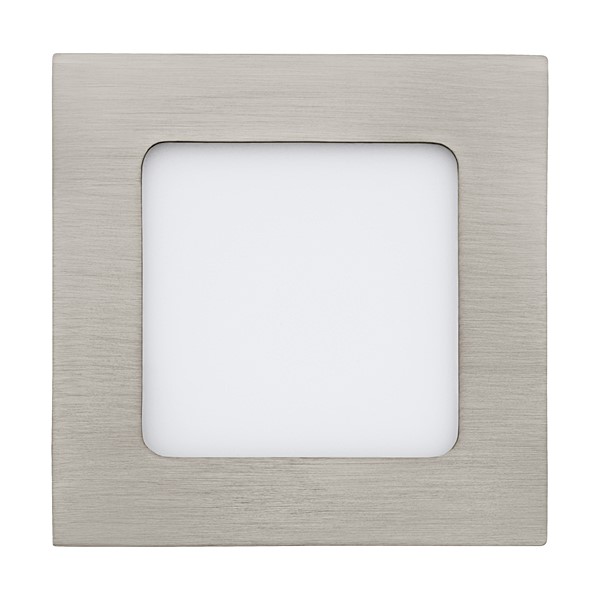 Spot encastré PLAT 120X120 5.5W - 3000K - Acier - EGLO