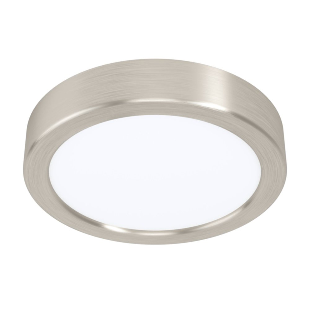 Plafonnier LED Ø16cm nickel mat 11W 1350 lumens 4000K Fueva 5 - EGLO