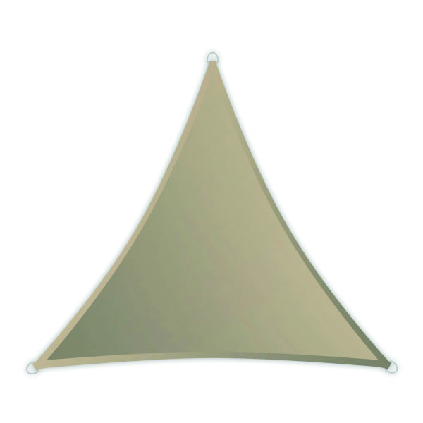 Voile d’ombrage triangle kaki