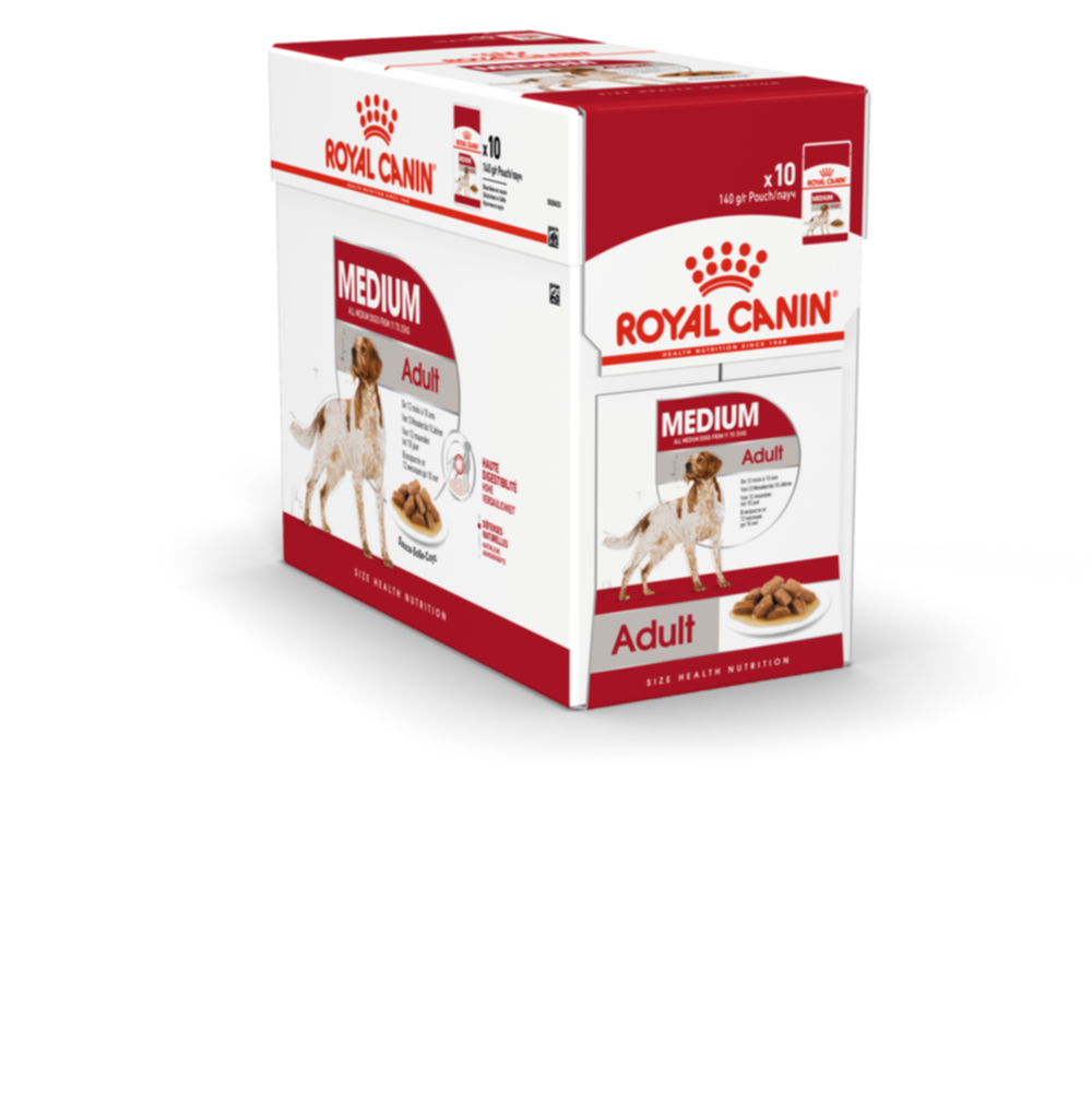 10 Sachets Nourriture humide chien adulte Medium 140g - ROYAL CANIN