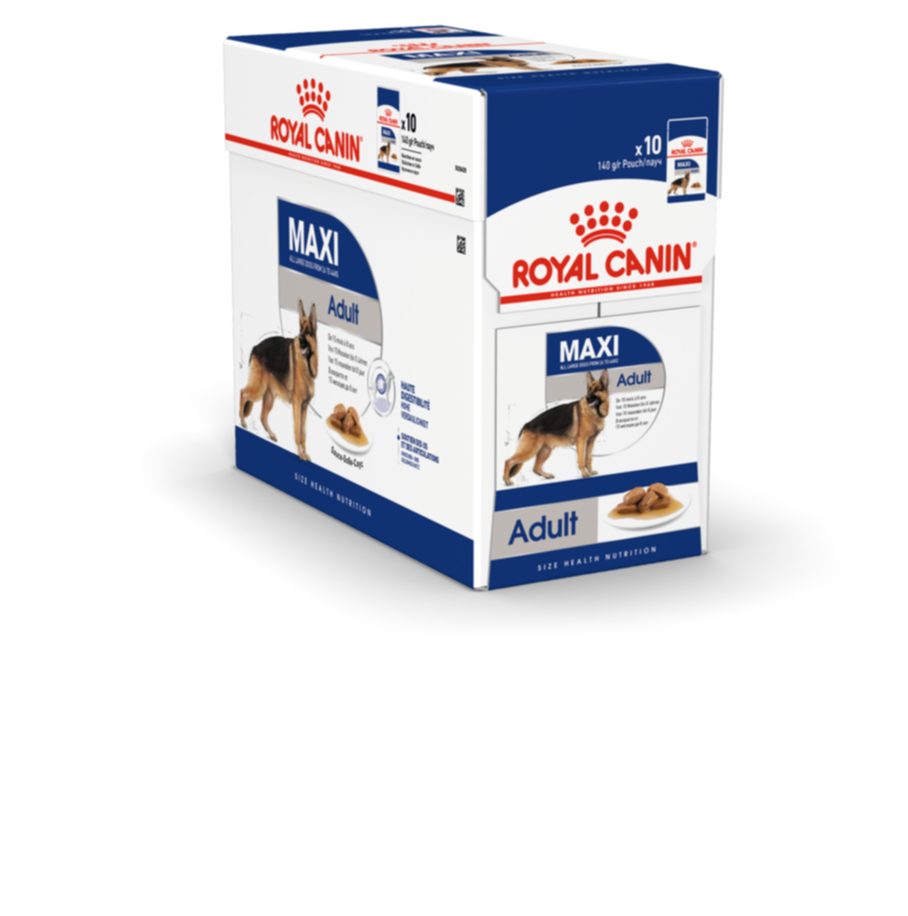 10 Sachets Nourriture humide chien adulte Maxi 140g - ROYAL CANIN