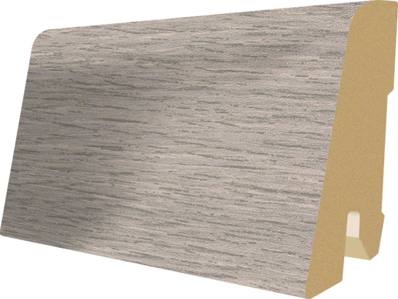 Plinthe sol stratifié décor Chêne Cap nord 240x6x1,7cm