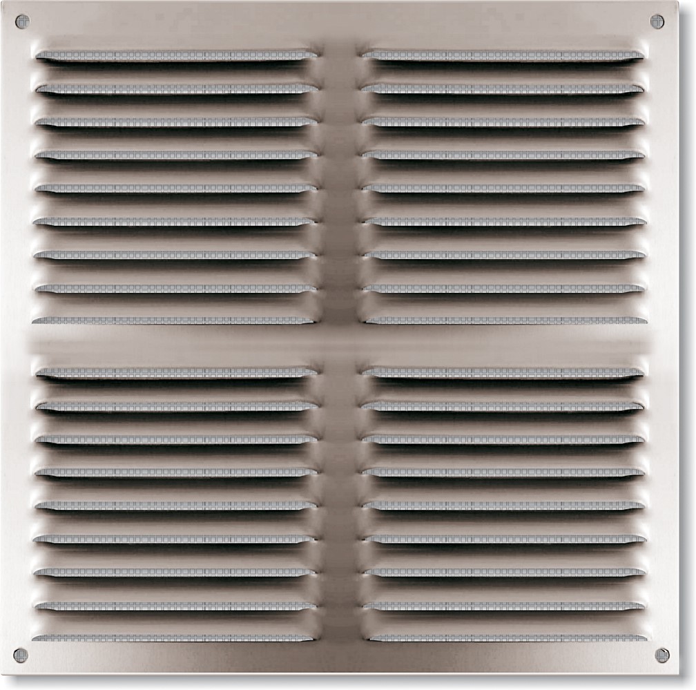 grille aluminium 300x300mm - avec moustiquaire - AUTOGYRE