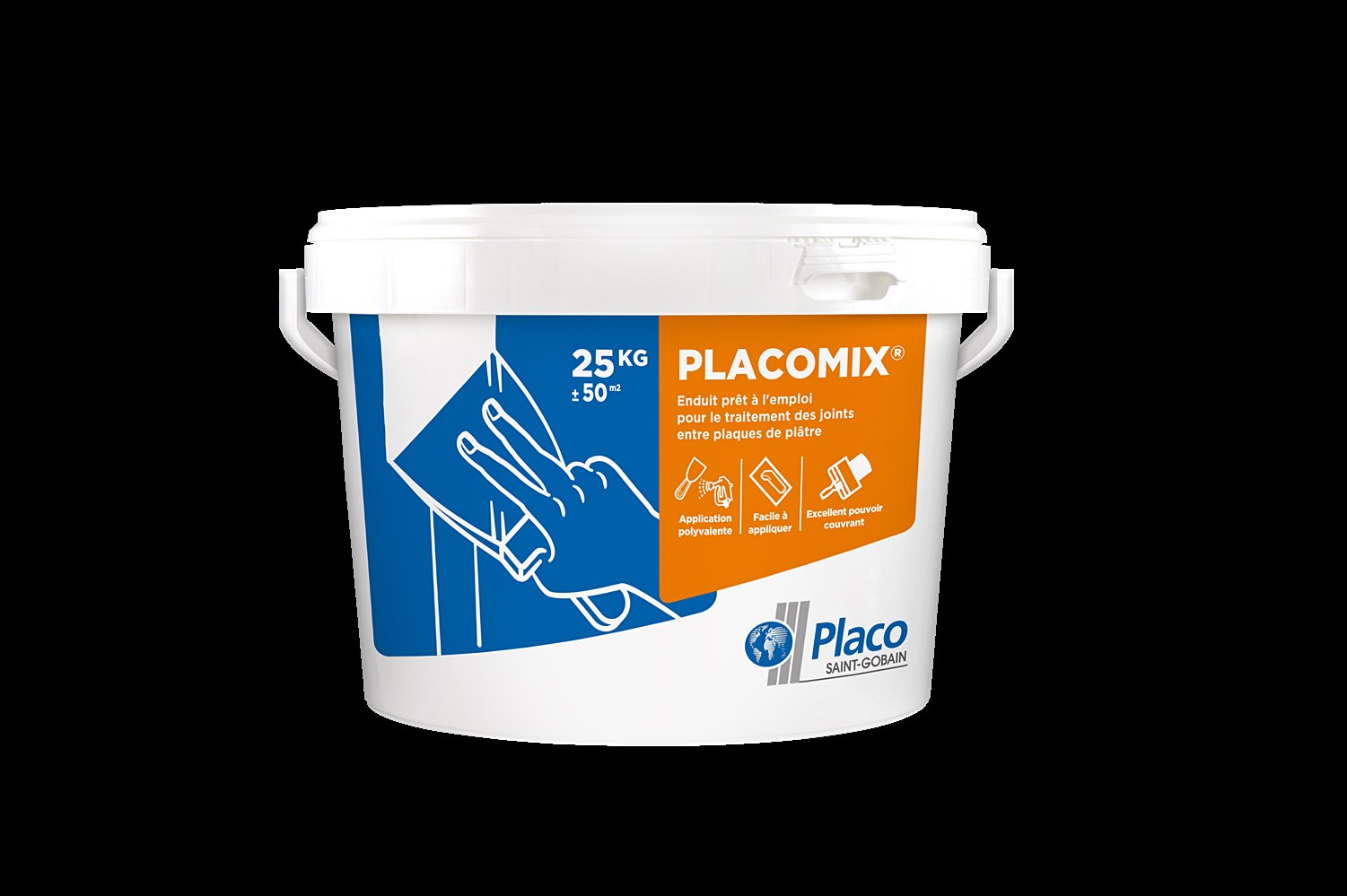 Enduit Placo Placomix® prêt à l'emploi 25kg