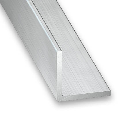 Cornière Aluminium Brut 25x25mm ép.1,5mm 1m