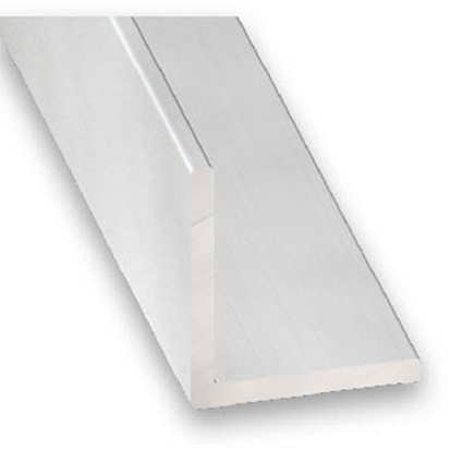 Cornière Aluminium 15x15mm ép.1,5mm 2m Incolore Anodisé - CQFD