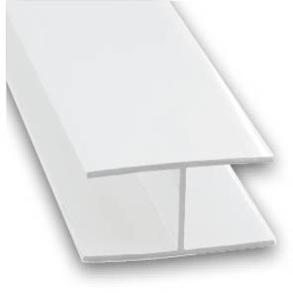 Raccord PVC ép. 8mm 1m Blanc