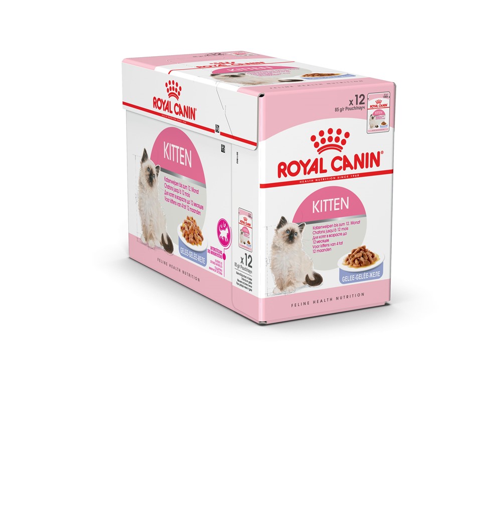 Pâtées Chaton Kitten Second Age Gelee 12x85gr - ROYAL CANIN