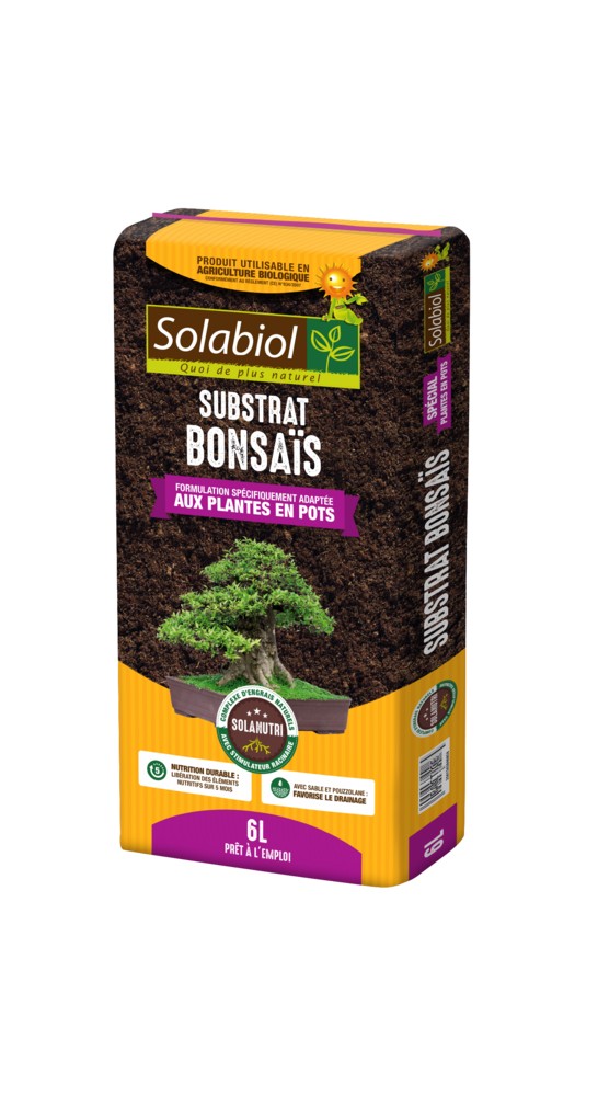 Terreau Bonsaïs 6L - SOLABIOL