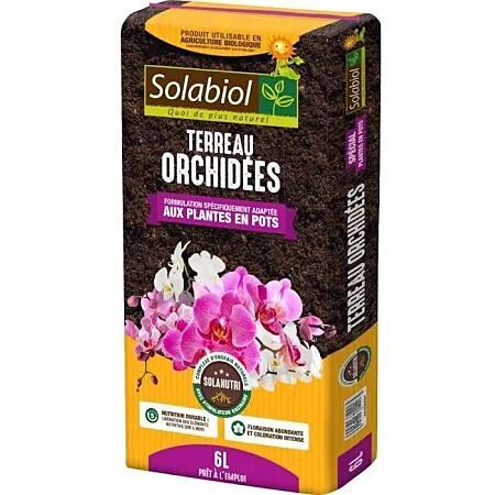 Terreau orchidees 6L - SOLABIOL