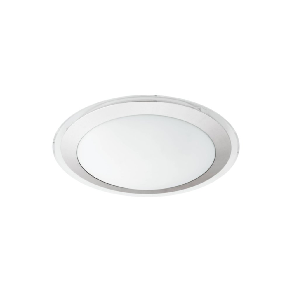 Plafonnier Competa1 LED/22W acier/blanc