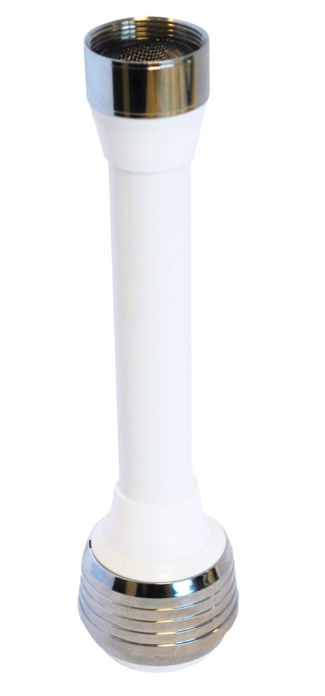 Brise jet long 2 jets L.140mm femelle 22X100 blanc - 3179074 - BOUTTE