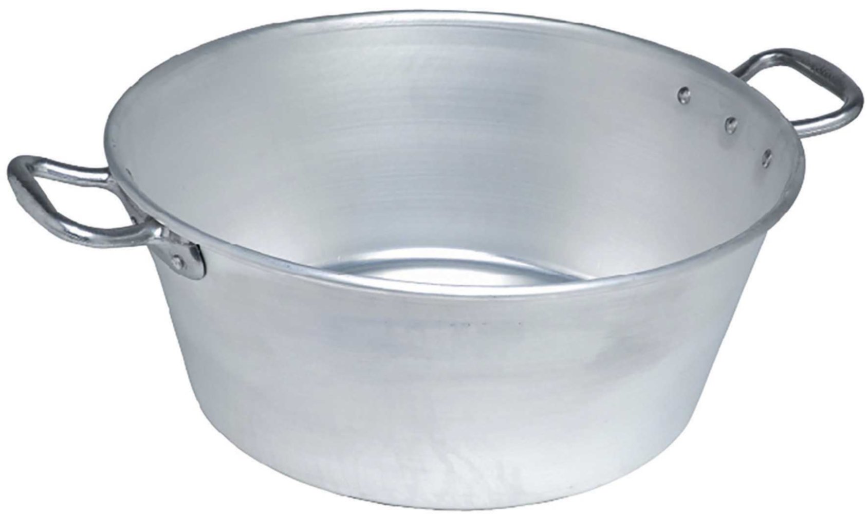 Bassine Aluminium Ø45cm 21L Ép.1,5mm - LE PRATIQUE