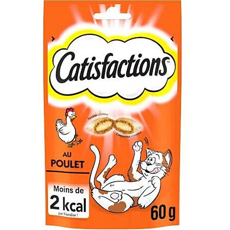 Friandises Chat Catisfactions Poulet 60gr