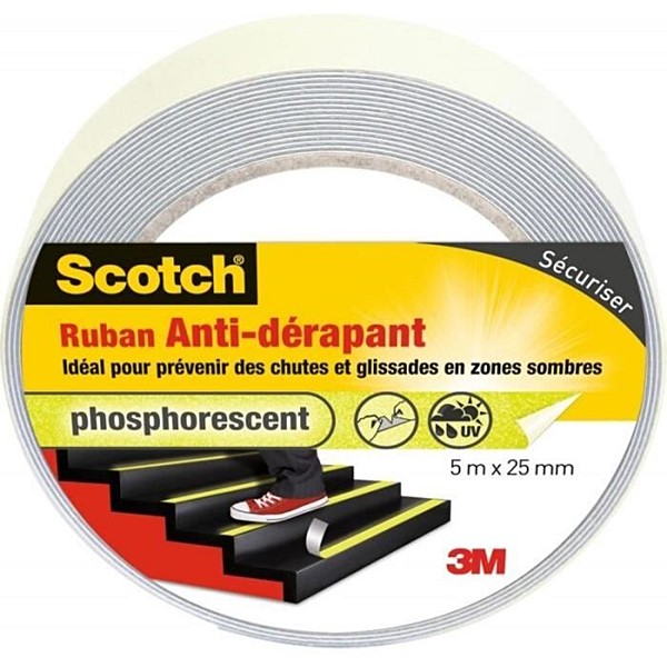 Anti-derapant phosphorescent 5m 25moyen modèle