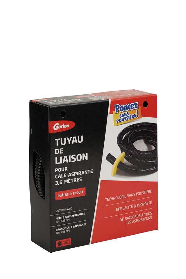 Tuyau aspirateur 3,6 m pour ponçage Calaspi - GERLON