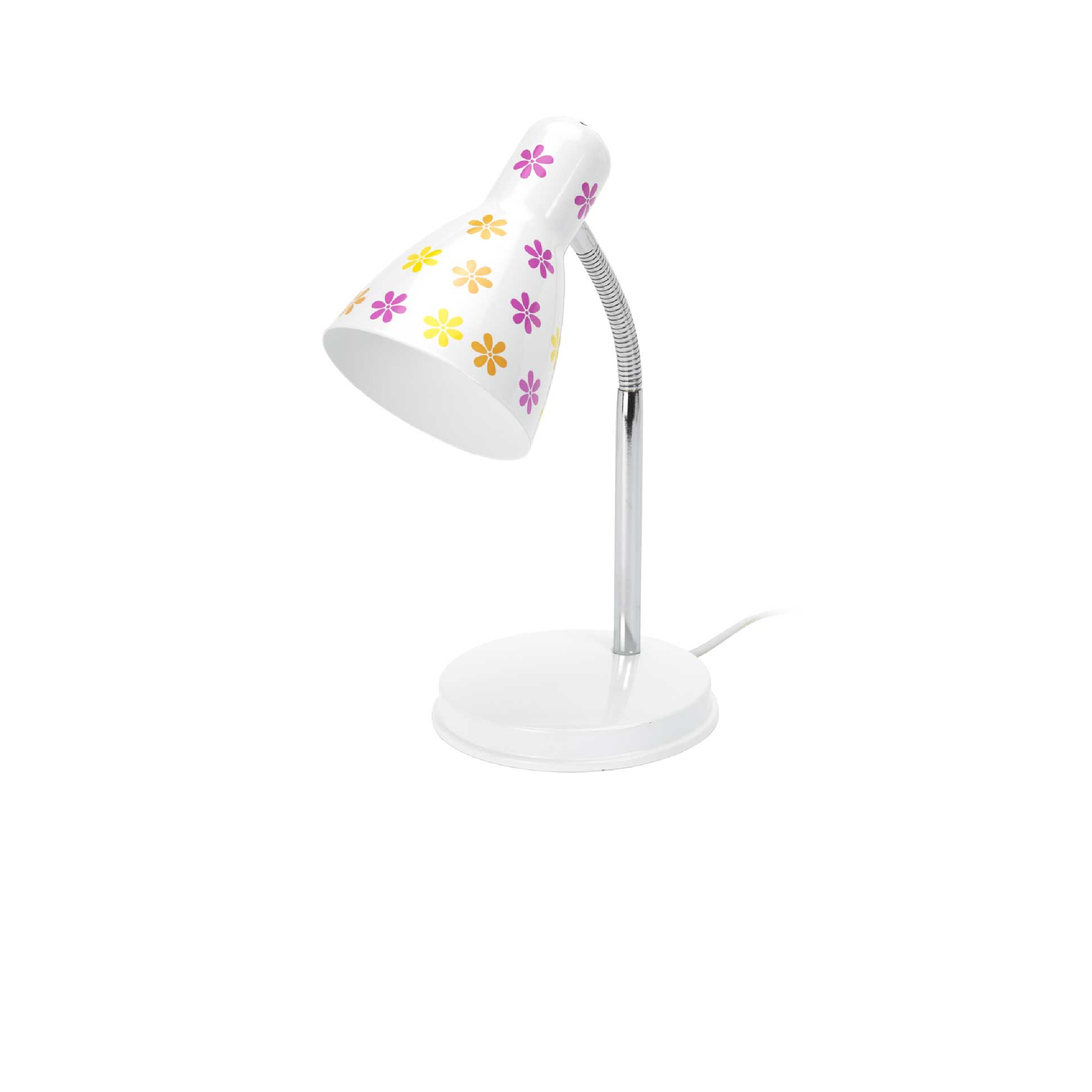 Lampe de bureau fun fleur rose d14 h31